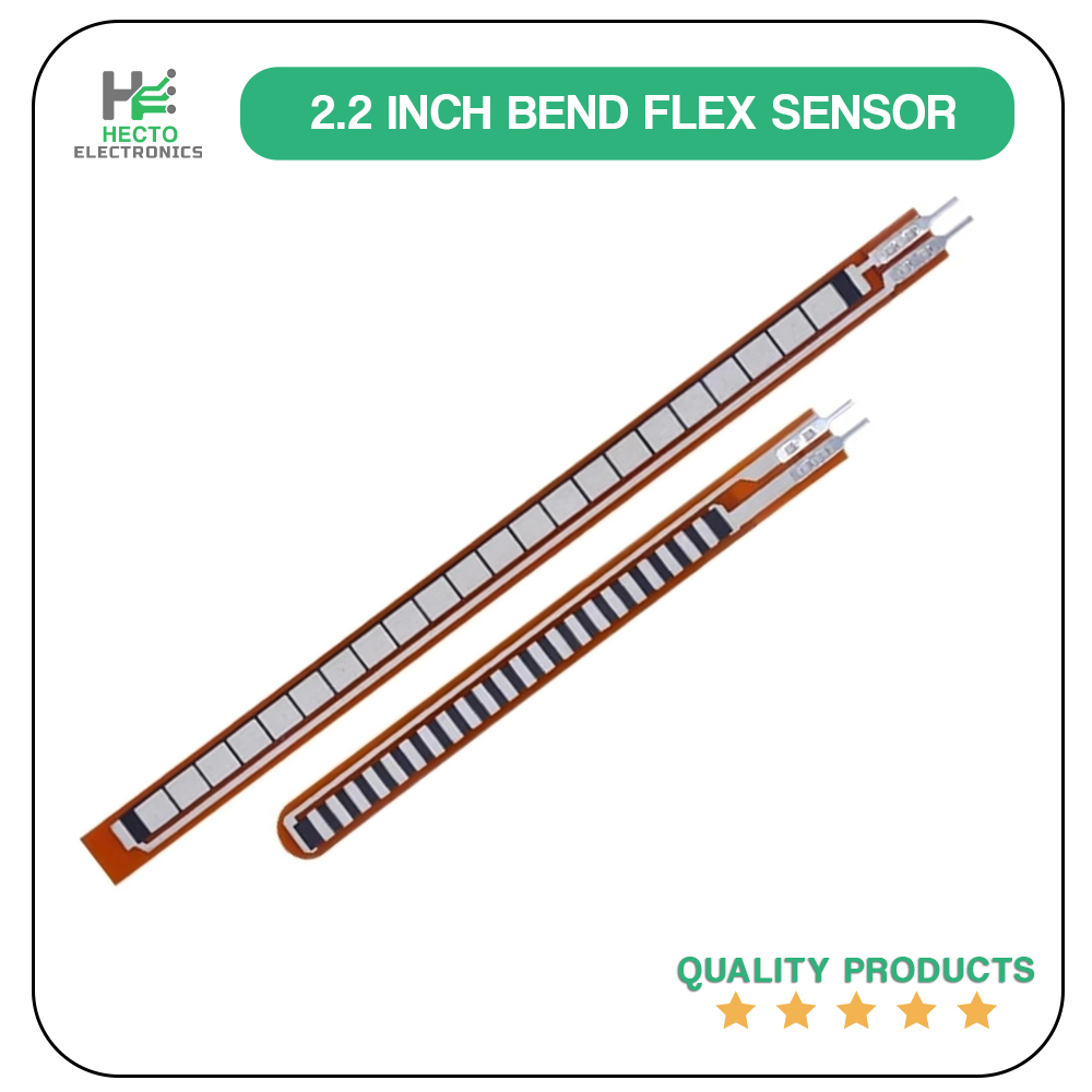 Official Flex Sensor 2.2 inch Bend Flex Sensor for Robotic Hand ...