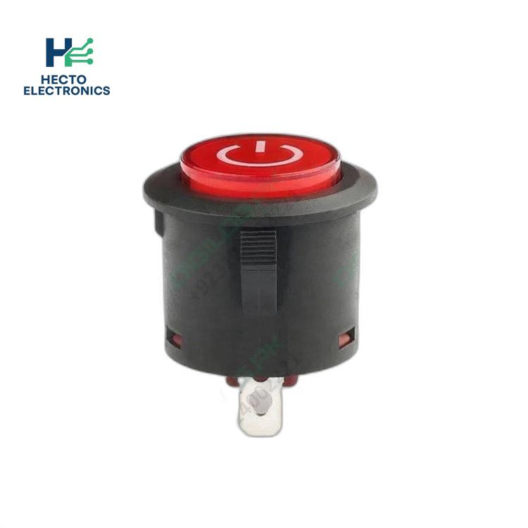 Red Led Power Button 22Mm Red Led Power Button - Hecto.pk